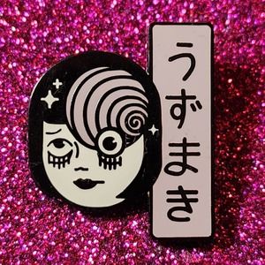 Junji Ito Uzumaki Japanese Horror Manga Hard Enamel Pin